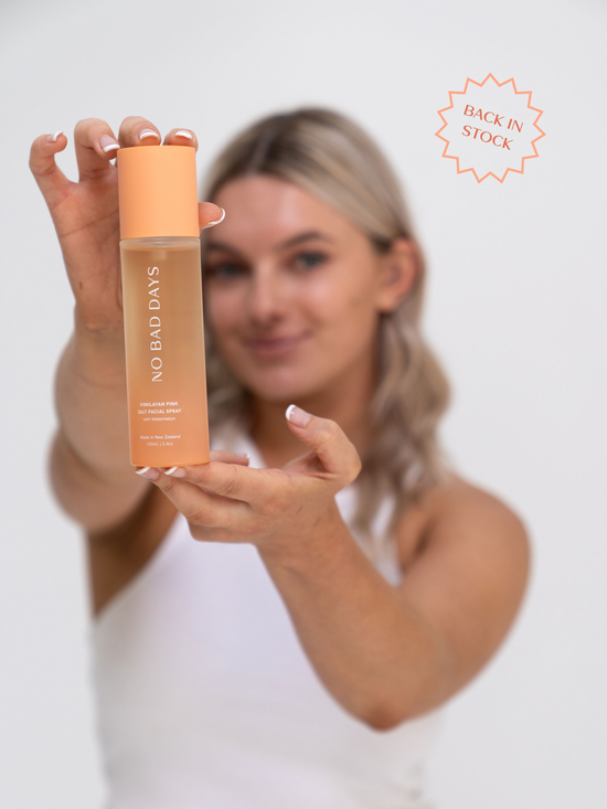 100ml Himalayan pink salt facial spray is back in stock
